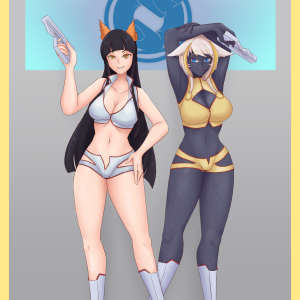 Sakamoto x Misi Dirty Pair Cosplay 1.05 Bryan Spotty.png