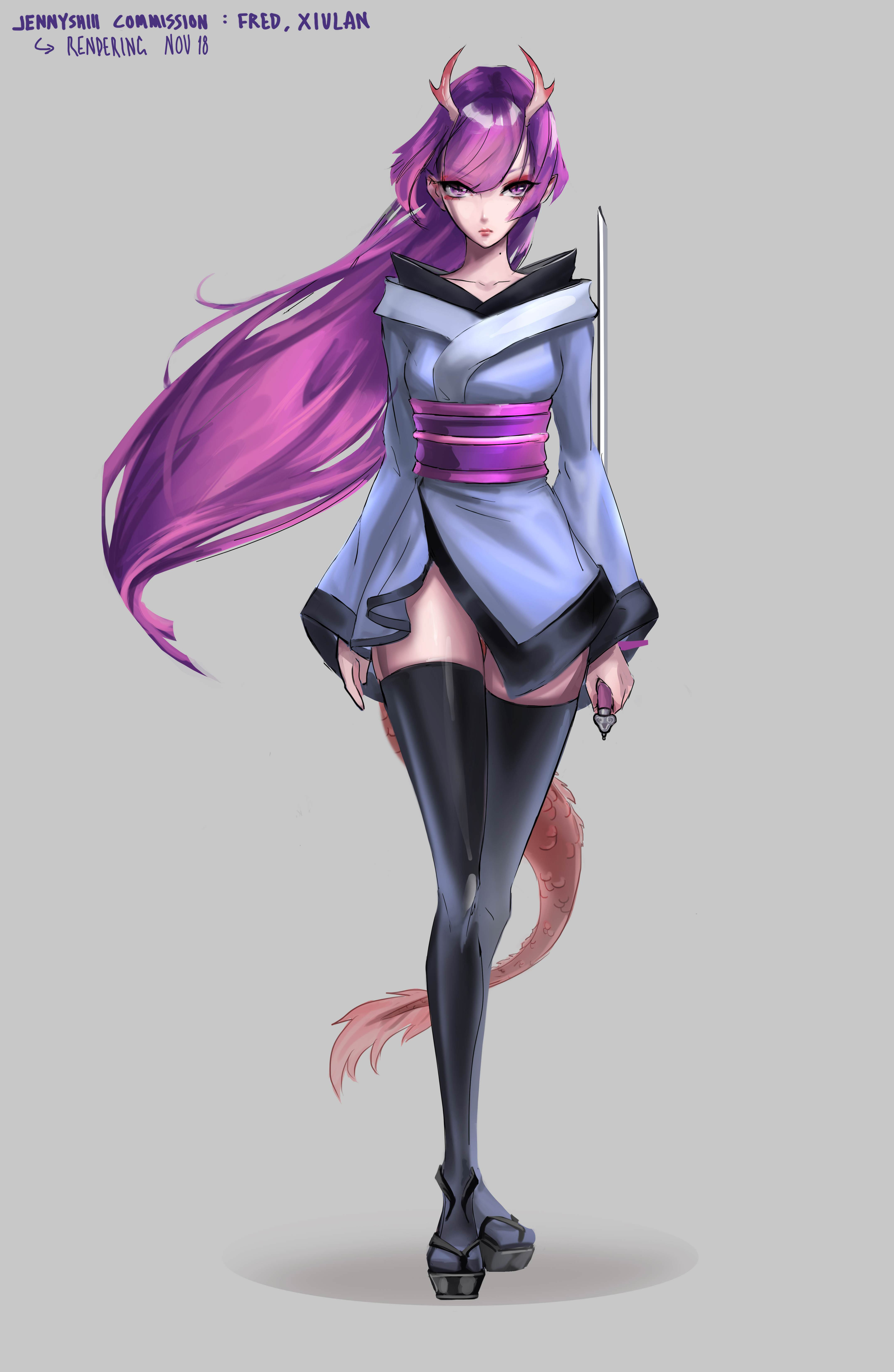 Cixi Xiulan 1 WIP jennyshiii.png